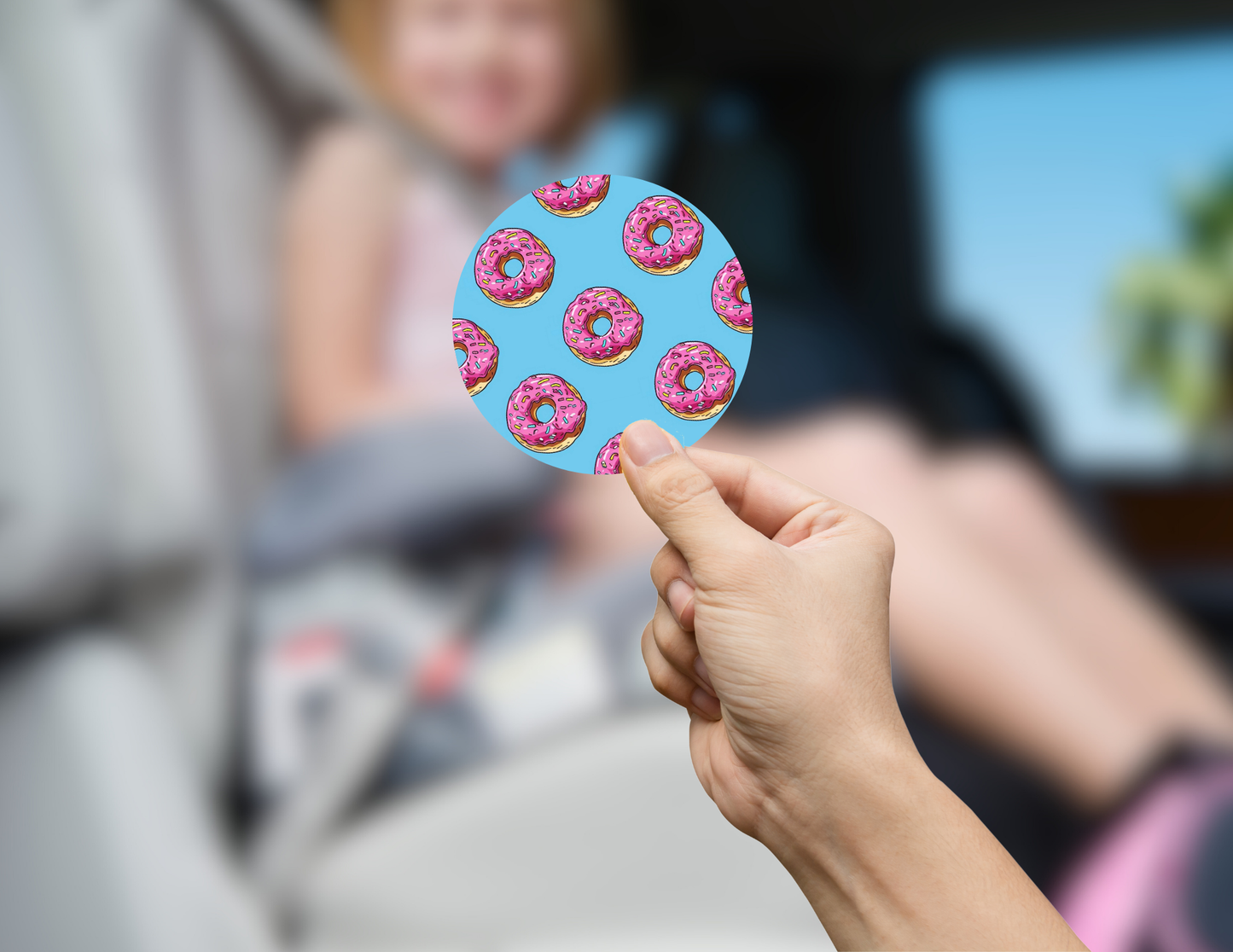 🚗✨ Kids Car Coasters✨  Made Just for Little Riders! (Set of 2)