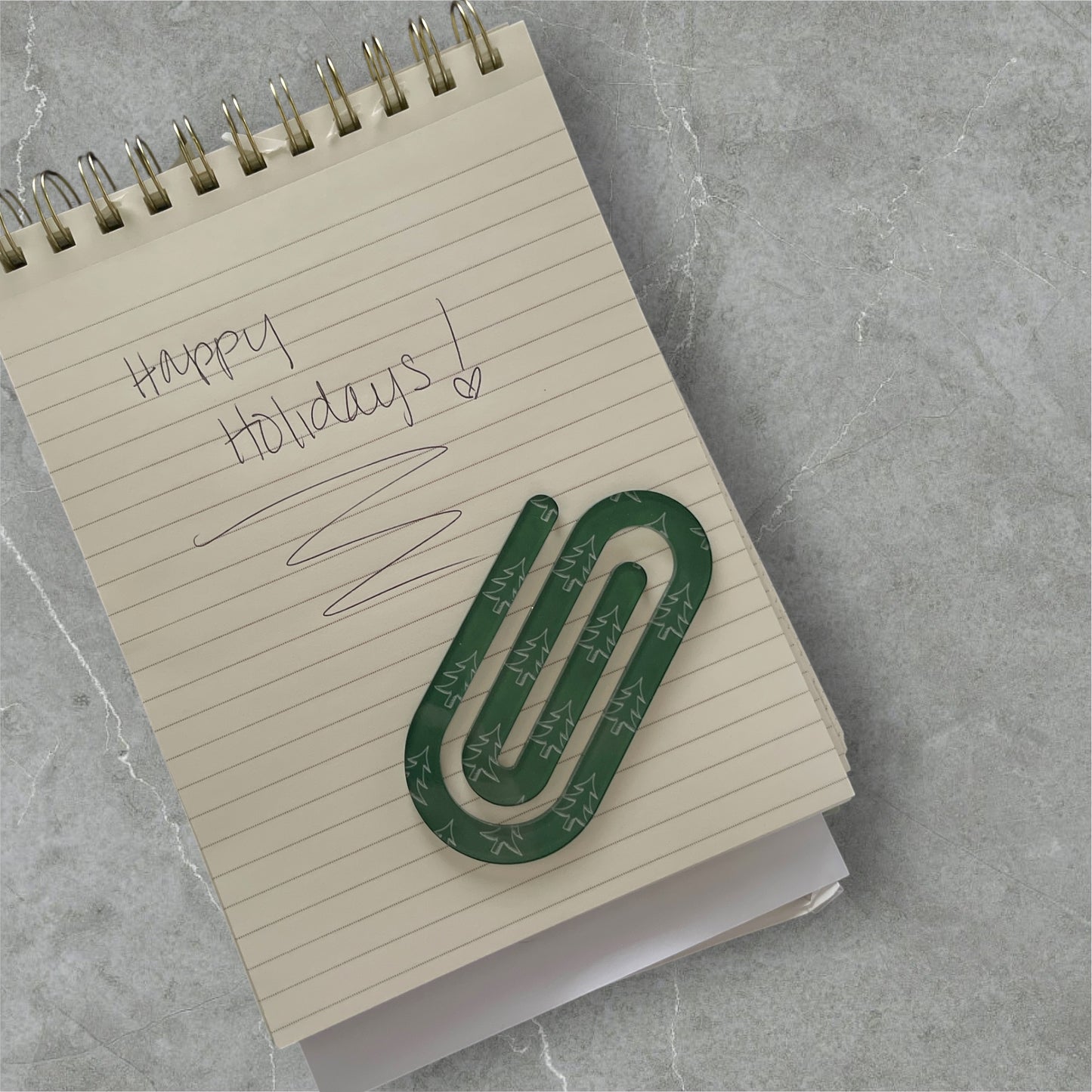 Jumbo Paper Clip Bookmarks | Christmas