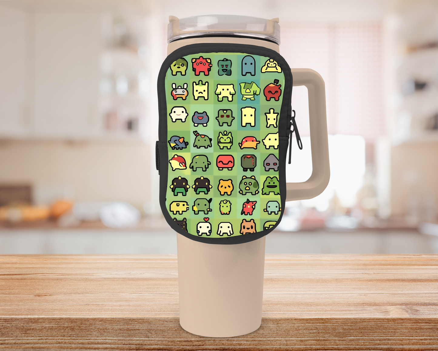 🧃🎒 Kids Tumbler Pouch – For the Little Sippers! 🐻🌈