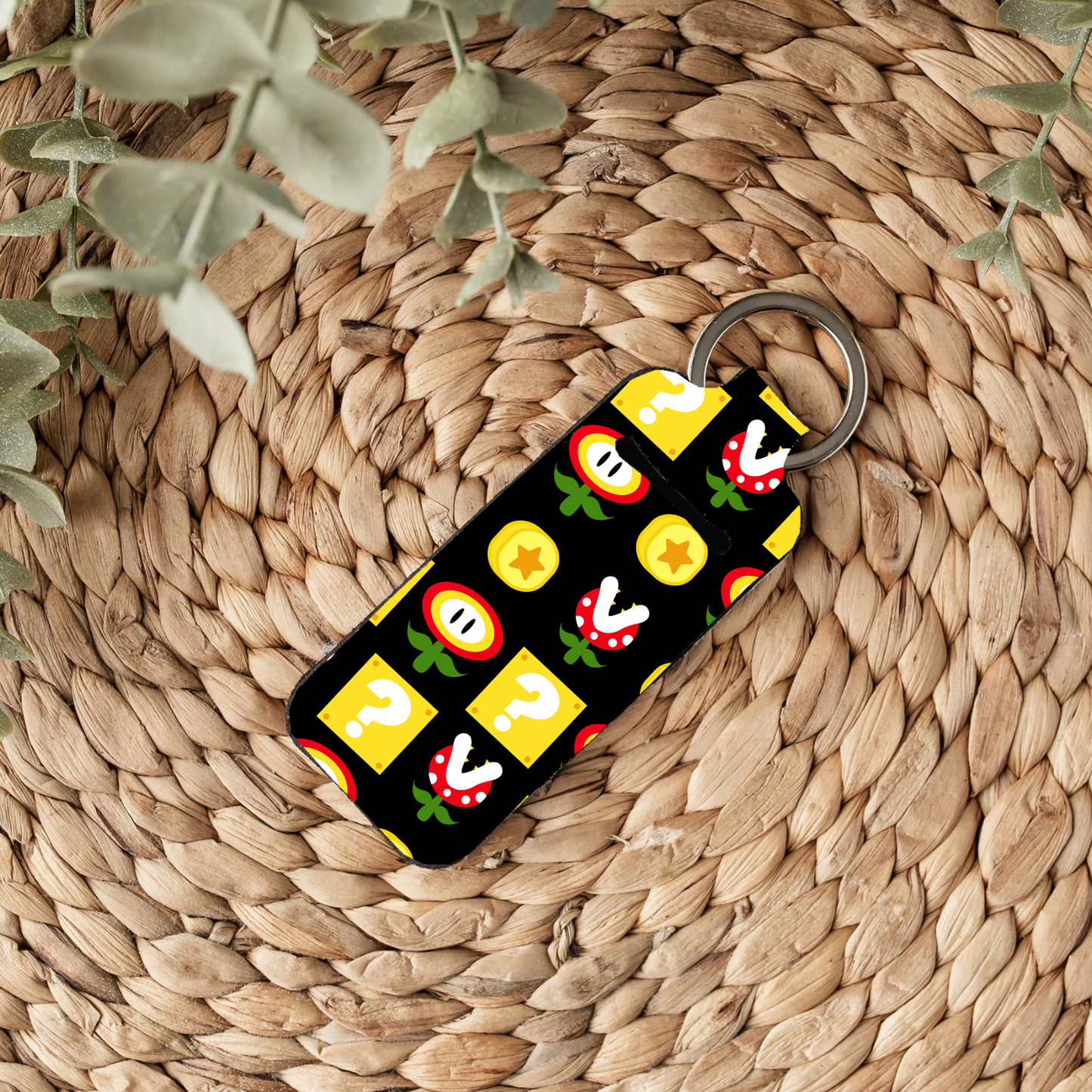 🍭Kids Chapstick Holder Keychain 🐯