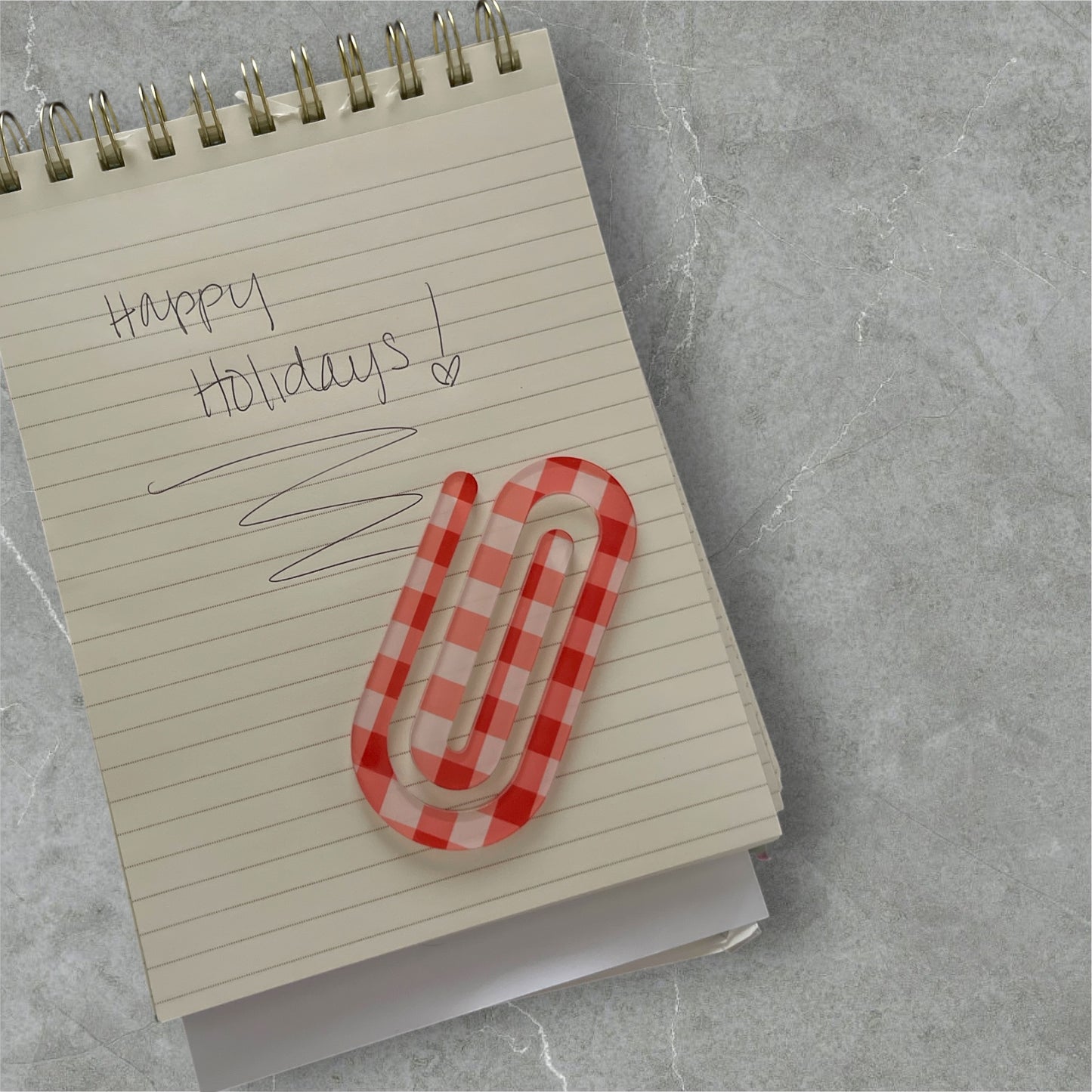 Jumbo Paper Clip Bookmarks | Christmas