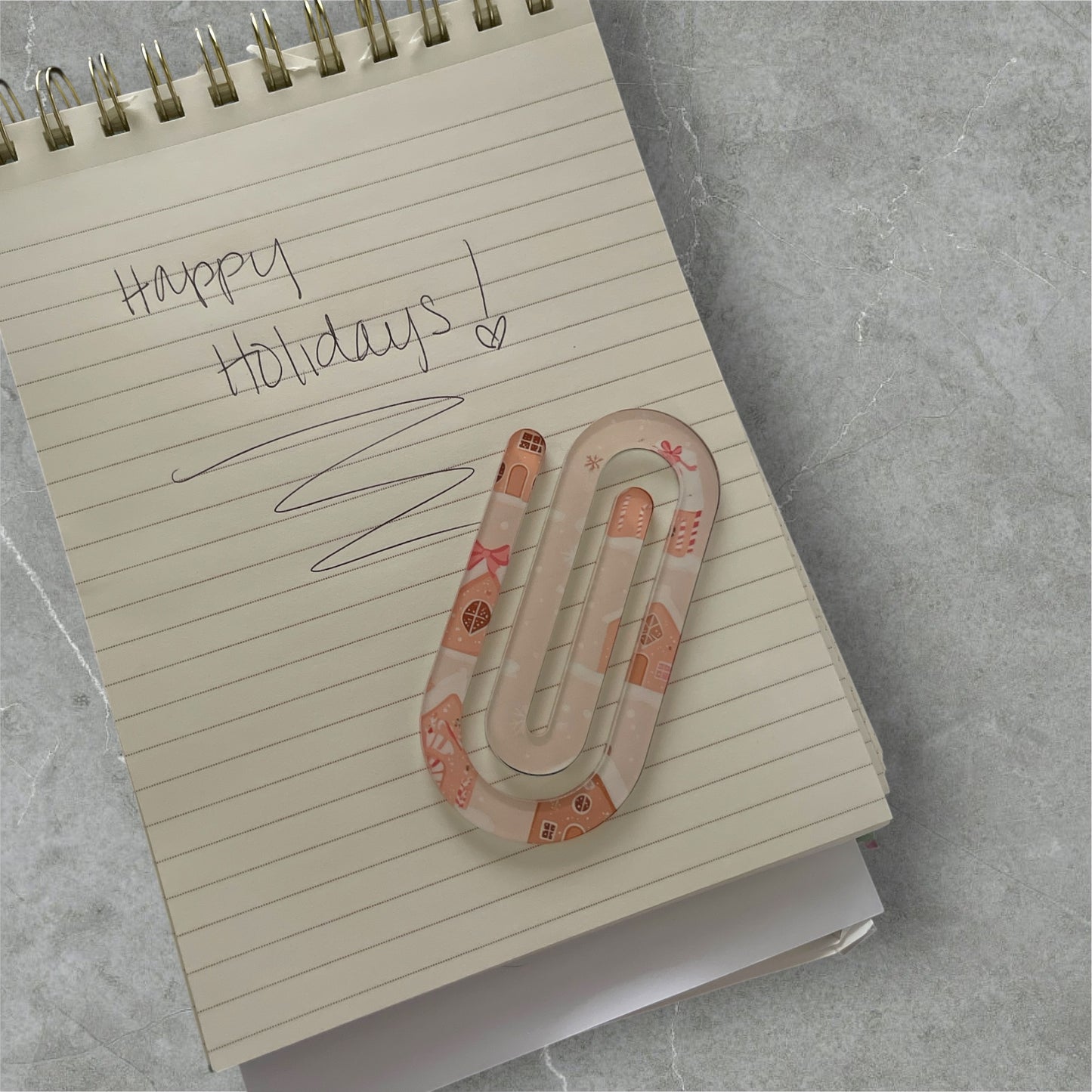 Jumbo Paper Clip Bookmarks | Christmas
