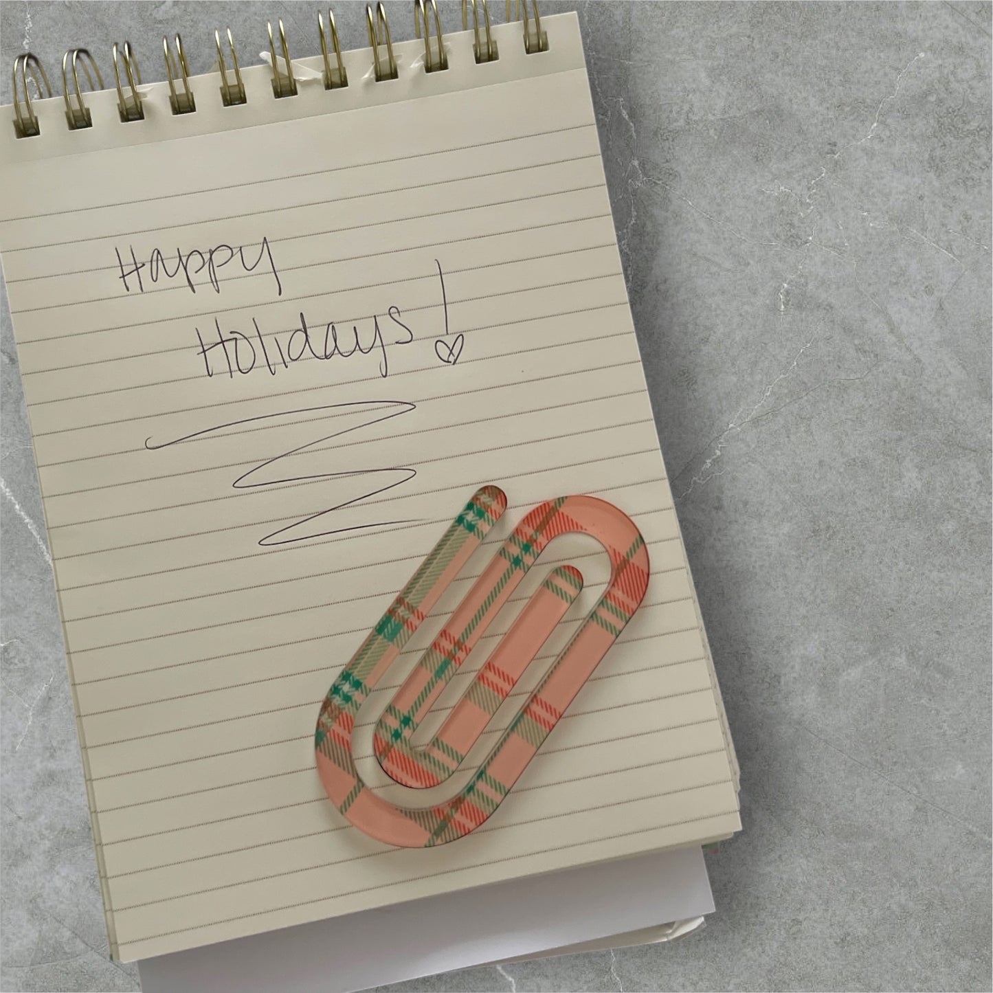 Jumbo Paper Clip Bookmarks | Christmas