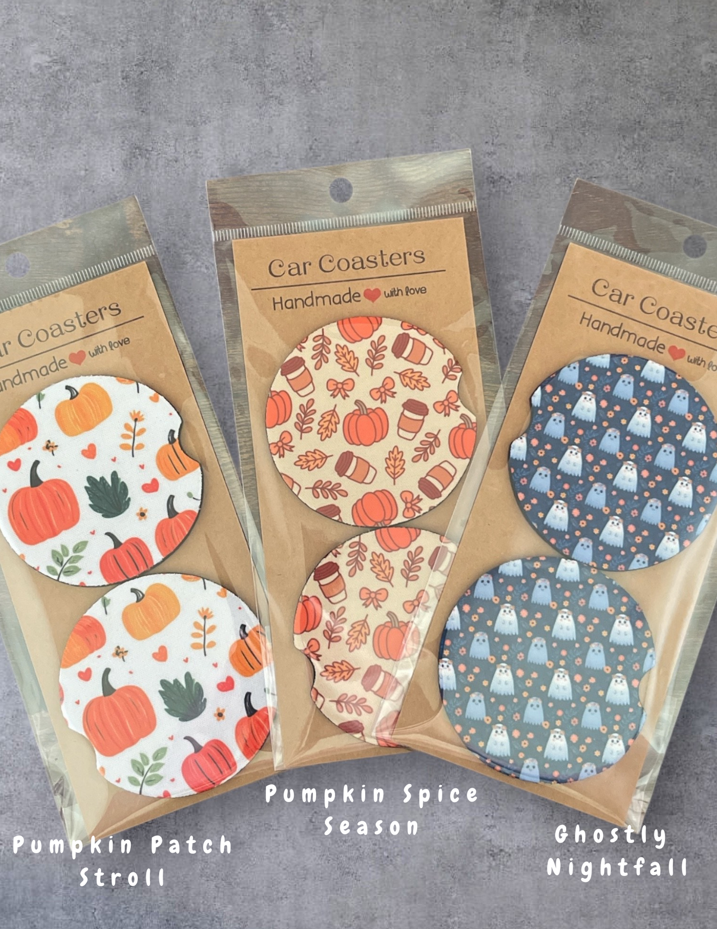 Car Coasters | Fall & Halloween
