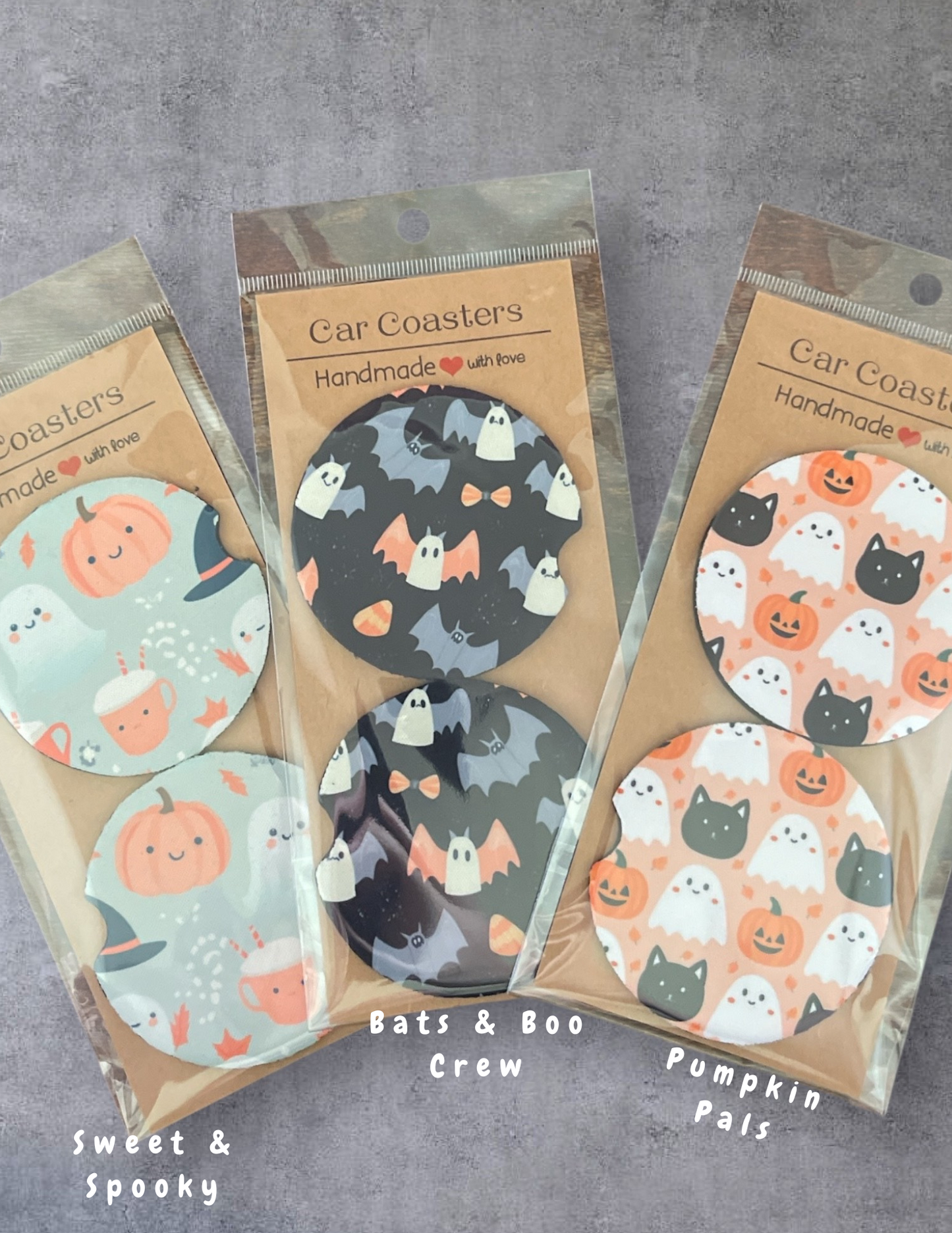 Car Coasters | Fall & Halloween