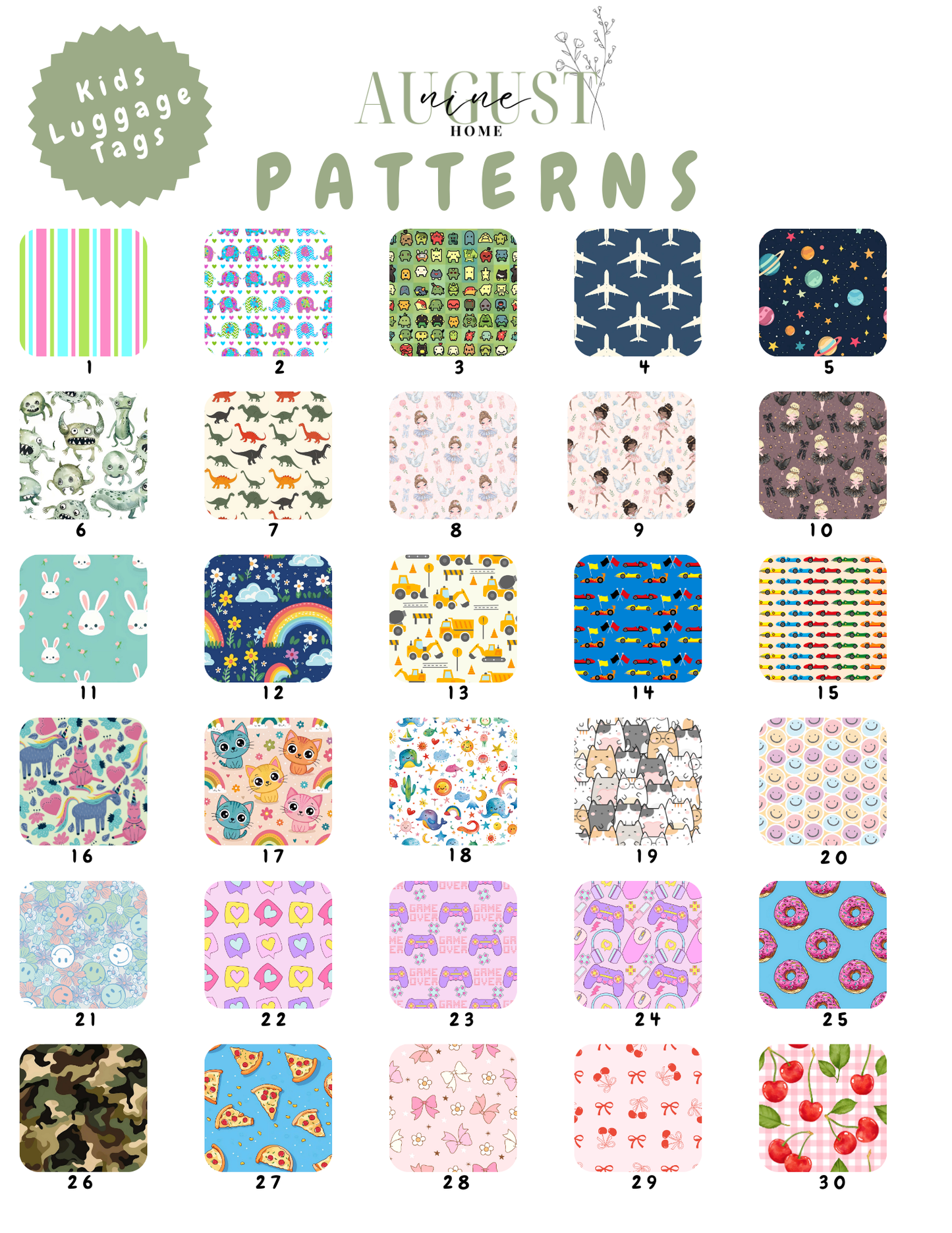 ✨🧒 Kid Luggage Tags – Travel Just Got Cuter! 🎒🌈