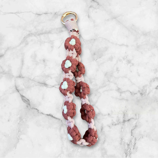 Boho Macrame Wristlet