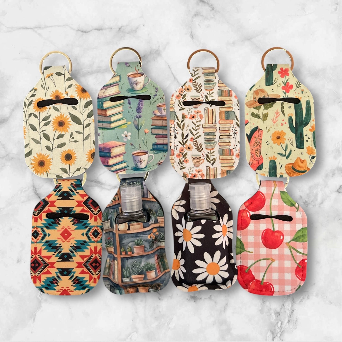 Hand Sani Holders + Refillable Bottle