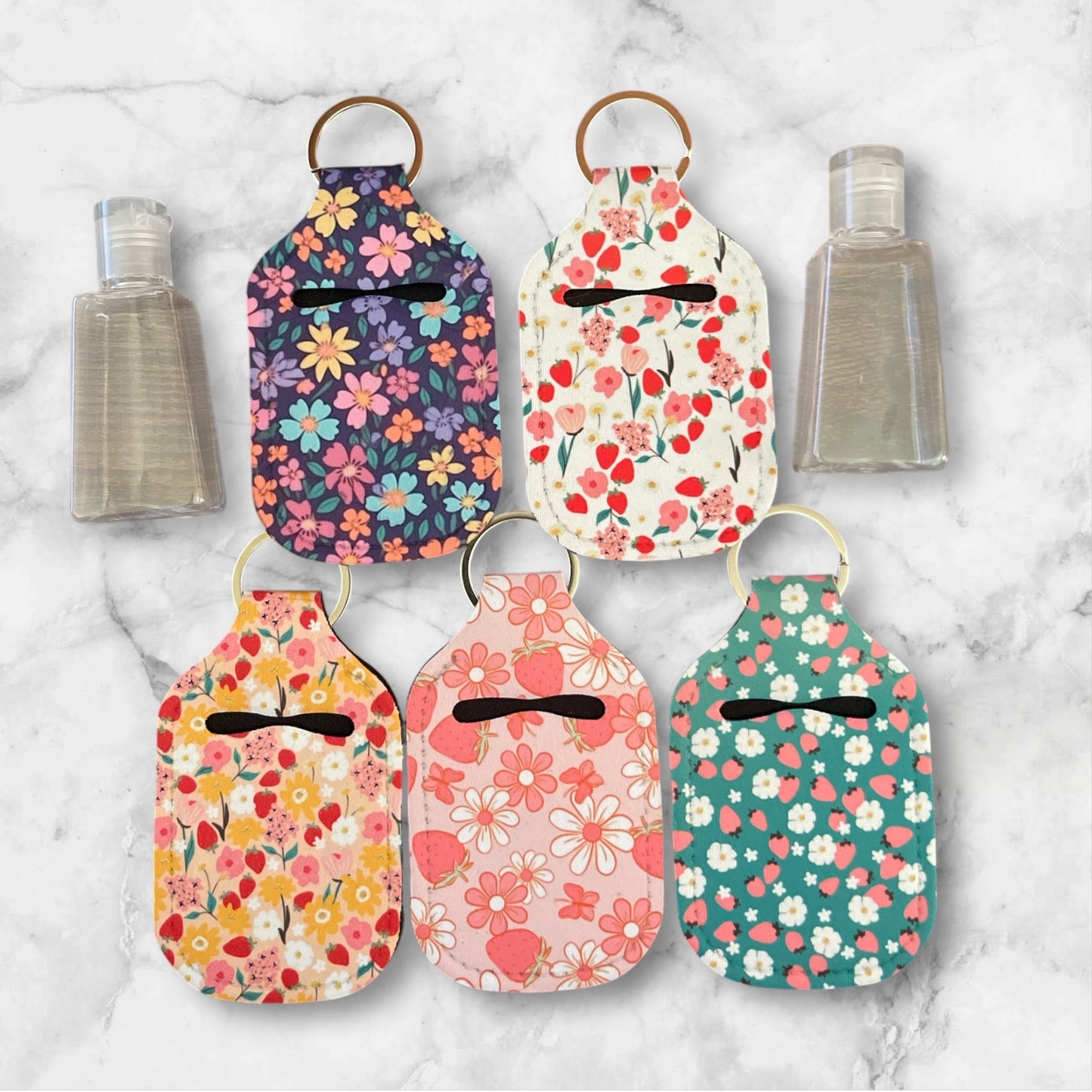 Hand Sani Holders + Refillable Bottle