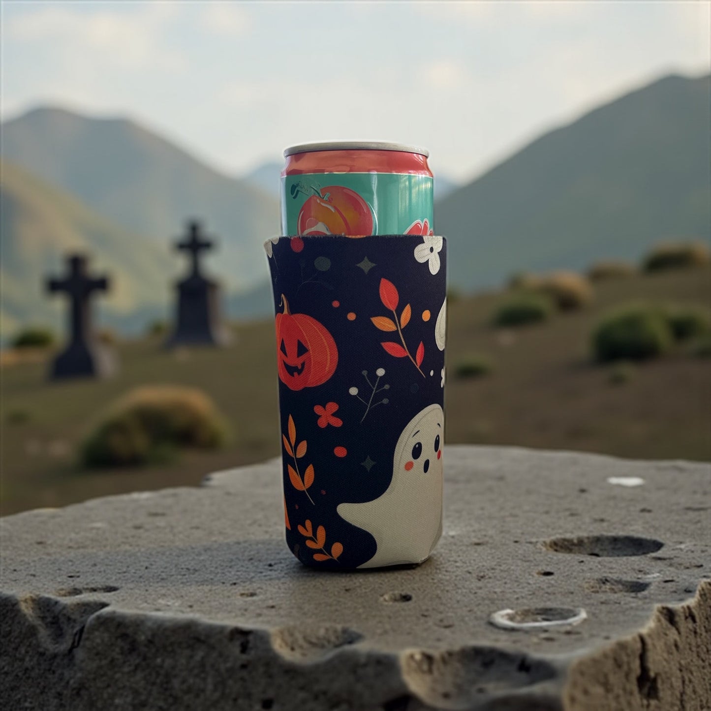 12 oz. Slim Can Cooler | Fall & Halloween