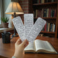 Color-Me Cozy Bookshelf Bookmarks | Color-Your-Own Bookmark Set (Pack of 3)