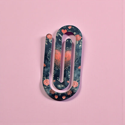 Jumbo Paper Clip Bookmarks | Valentine's Day