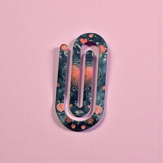 Jumbo Paper Clip Bookmarks | Valentine's Day