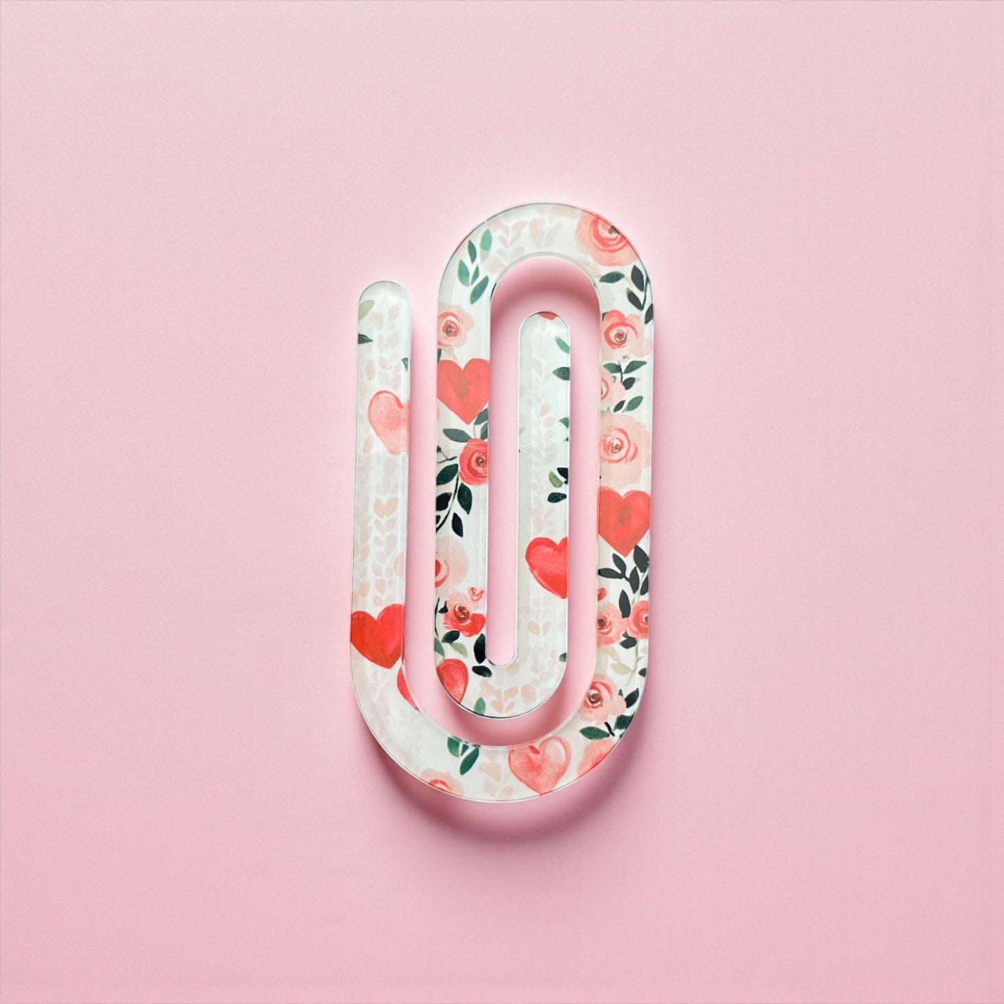 Jumbo Paper Clip Bookmarks | Valentine's Day