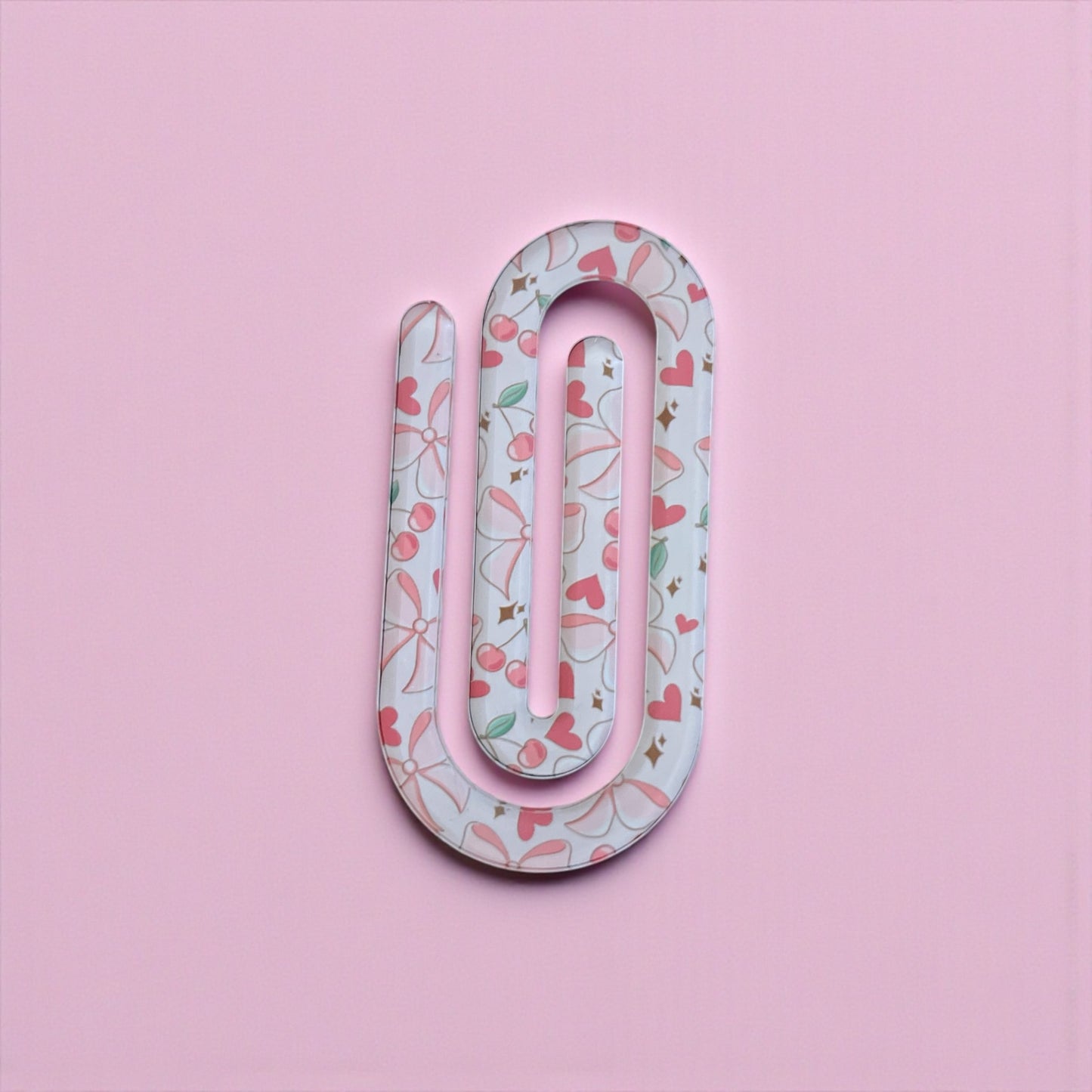 Jumbo Paper Clip Bookmarks | Valentine's Day