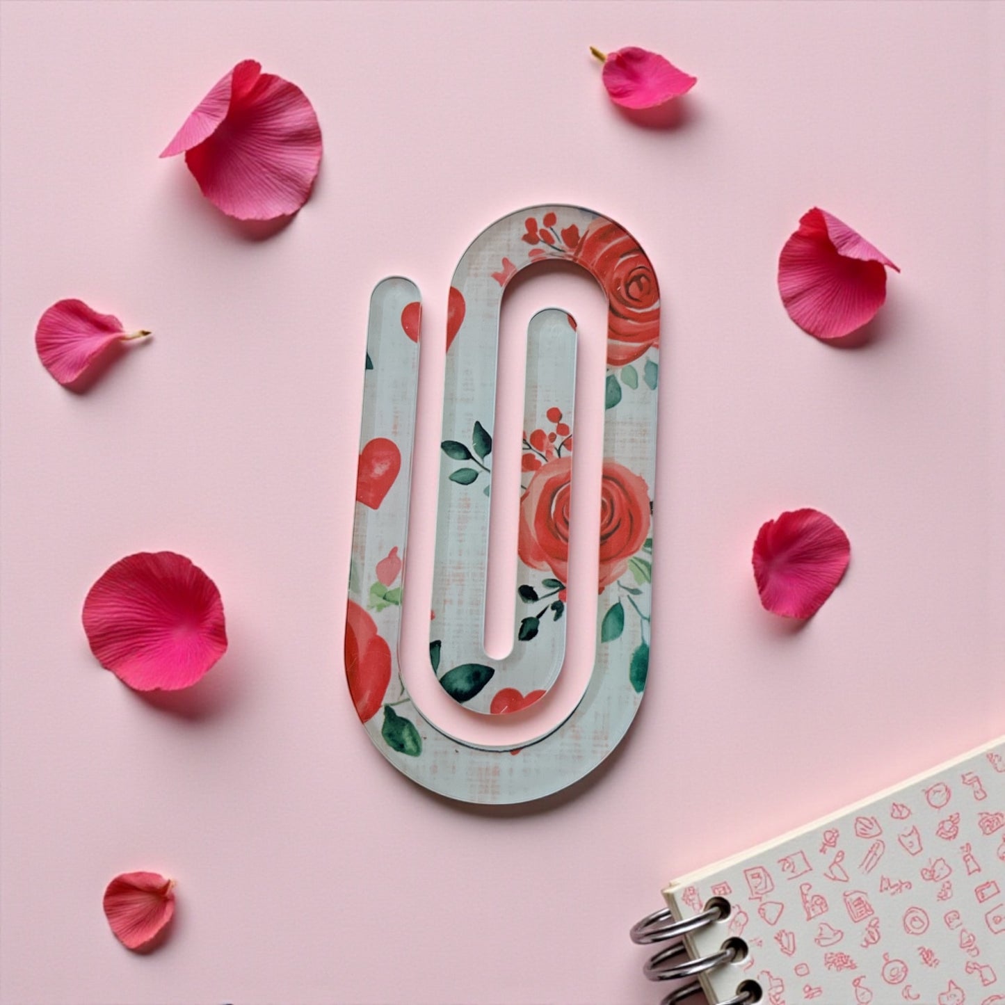 Jumbo Paper Clip Bookmarks | Valentine's Day