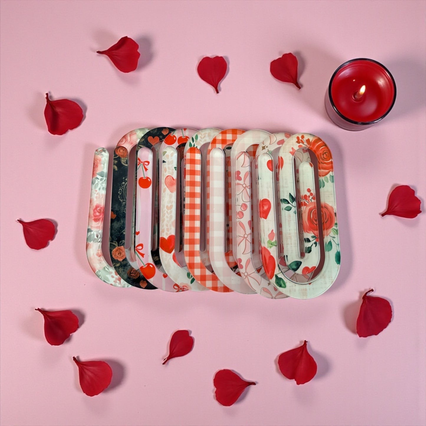 Jumbo Paper Clip Bookmarks | Valentine's Day